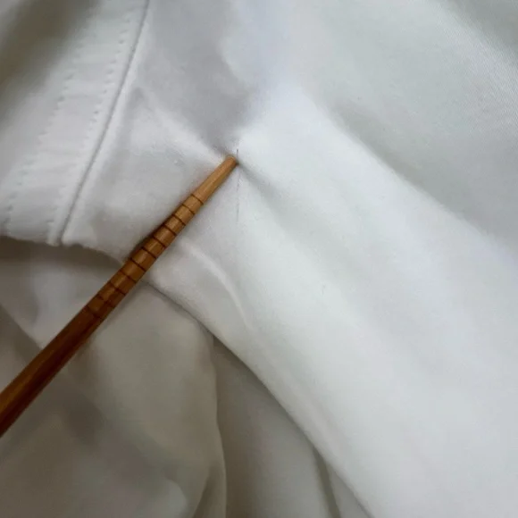 Lauren Ralph Lauren White Bermuda Shorts Size 4 Cotton Blend - Picture 6 of 6